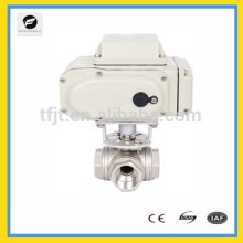 AC220V CTB-series 2-way and 3way Electric Ball Valve for food, environmental protection, light industry, petroleum, paper system
